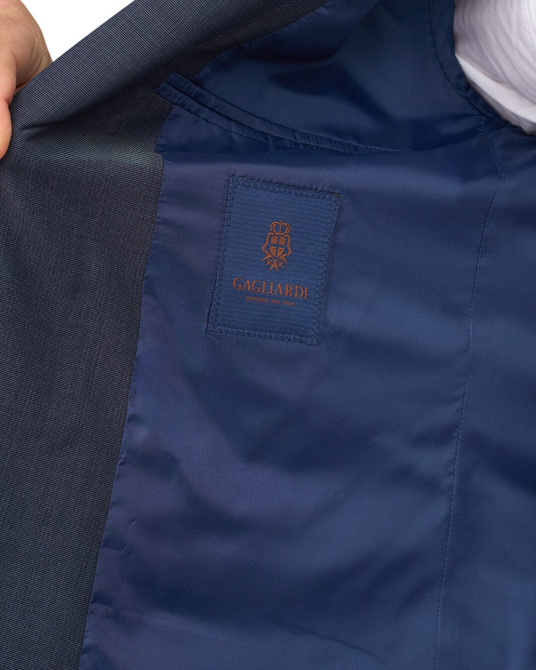 Gagliardi Suits Gagliardi Blue End on End Machine Washable Suit