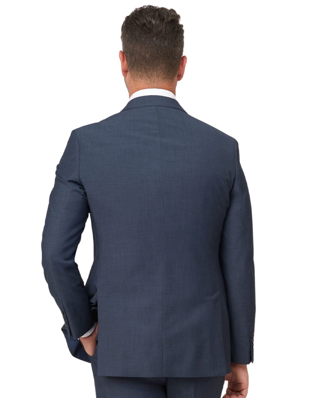 Gagliardi Suits Gagliardi Blue End on End Machine Washable Suit