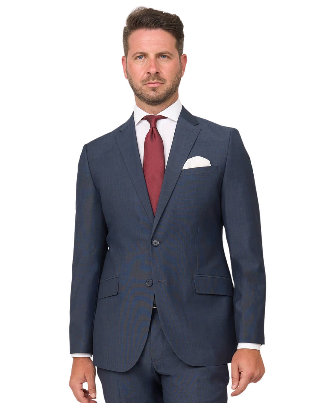 Gagliardi Suits Gagliardi Blue End on End Machine Washable Suit