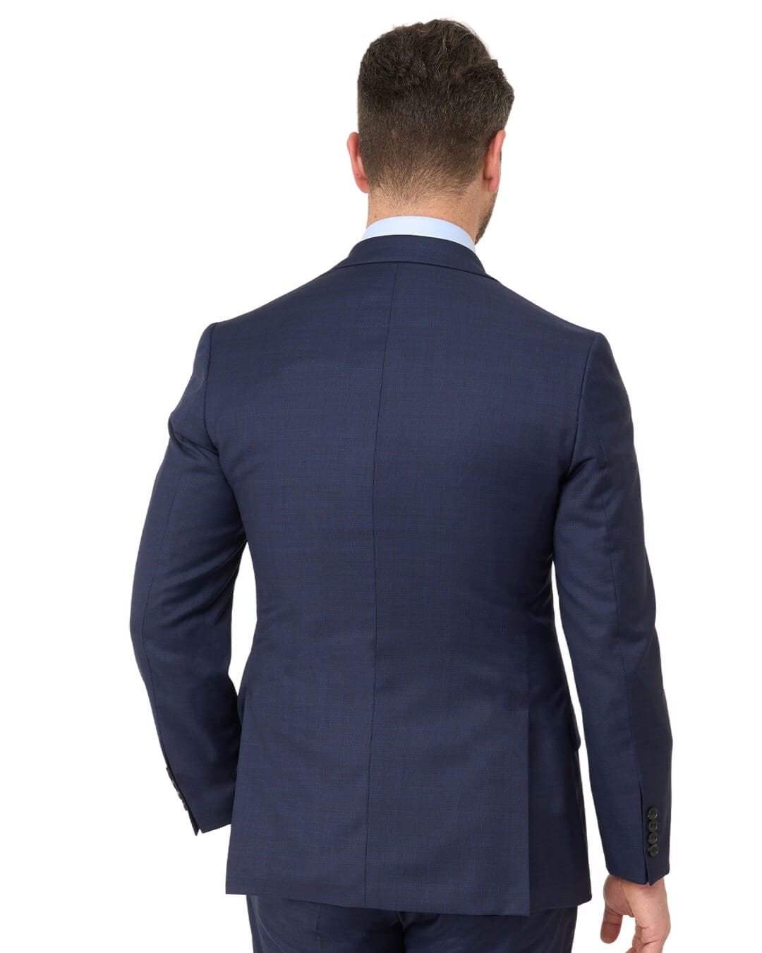 Gagliardi Suits Gagliardi Blue F.Lli Cerruti Super 130S Sharkskin Suit