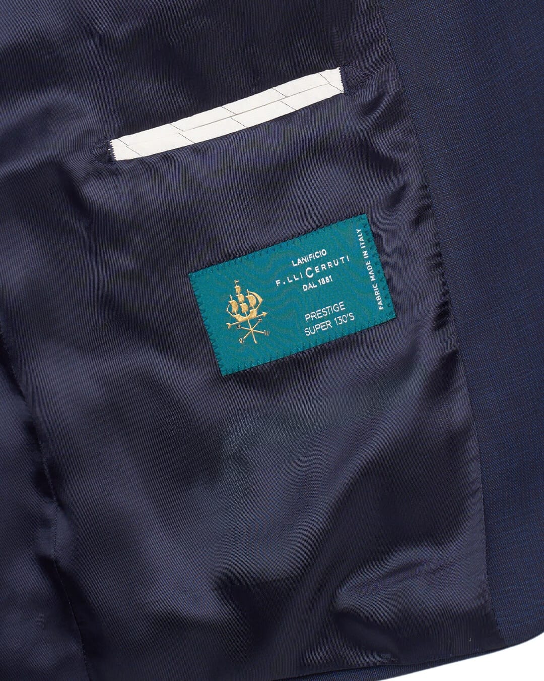 Gagliardi Suits Gagliardi Blue F.Lli Cerruti Super 130S Sharkskin Suit