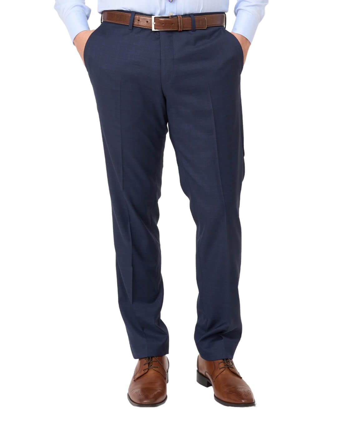 Gagliardi Suits Gagliardi Blue F.Lli Cerruti Super 130S Sharkskin Suit