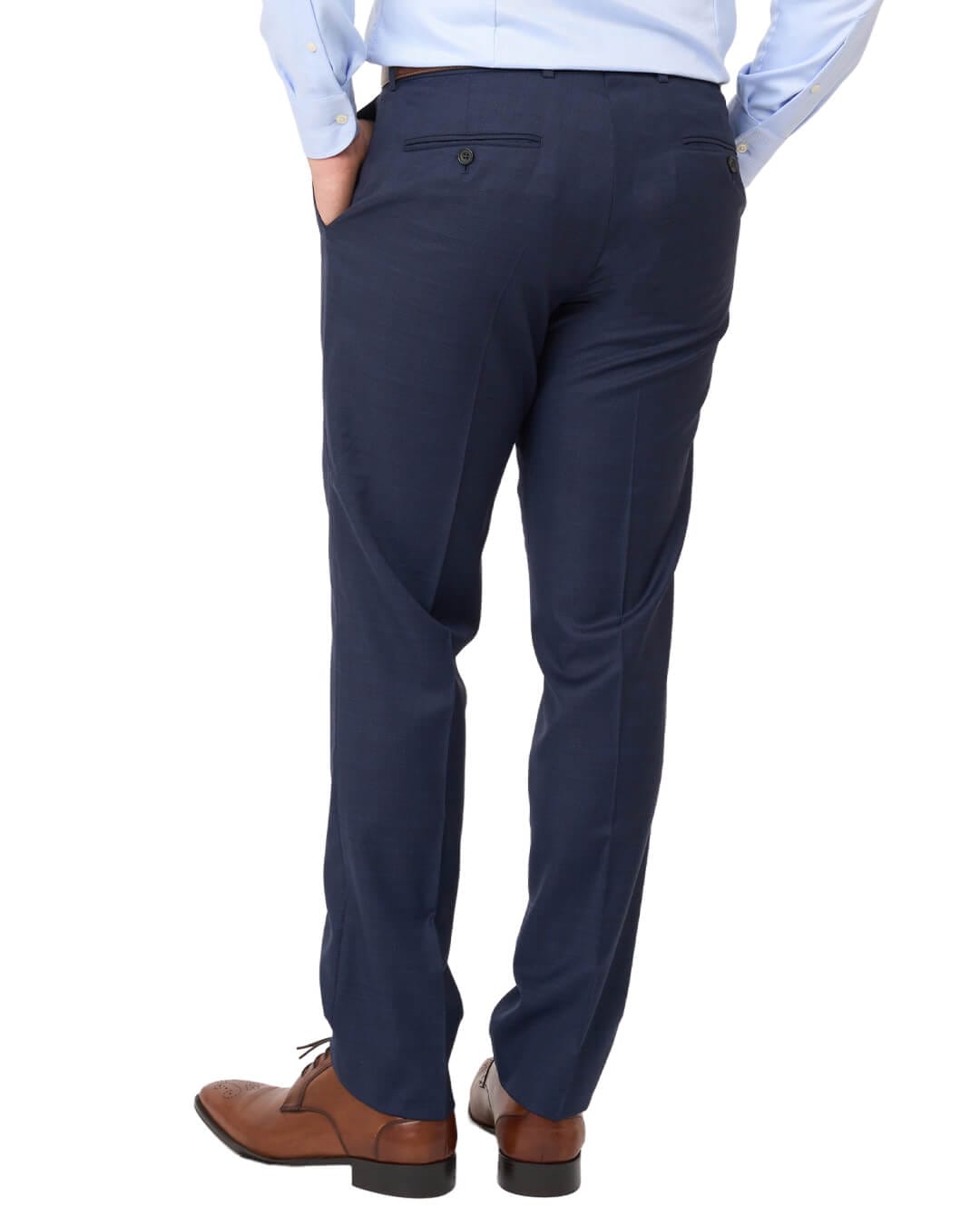 Gagliardi Suits Gagliardi Blue F.Lli Cerruti Super 130S Sharkskin Suit