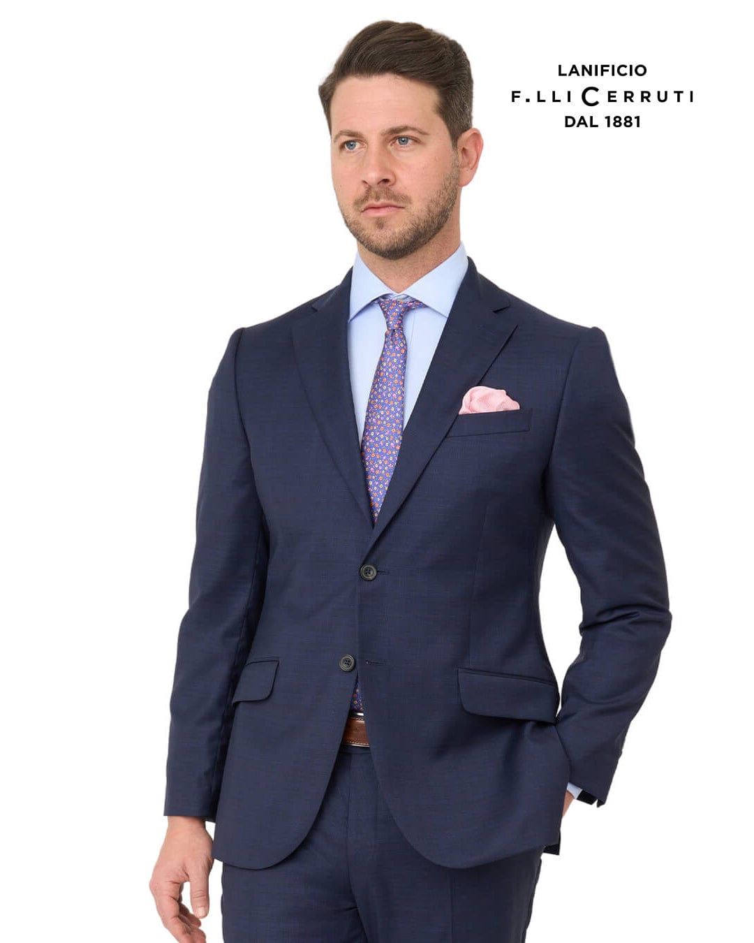 Gagliardi Blue Lanificio F. Lli Cerruti Tropical Suit