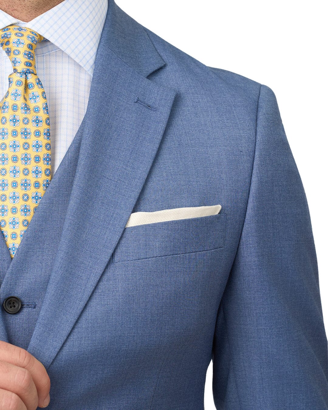 Gagliardi Suits Gagliardi Blue Suit Machine Washable Twill