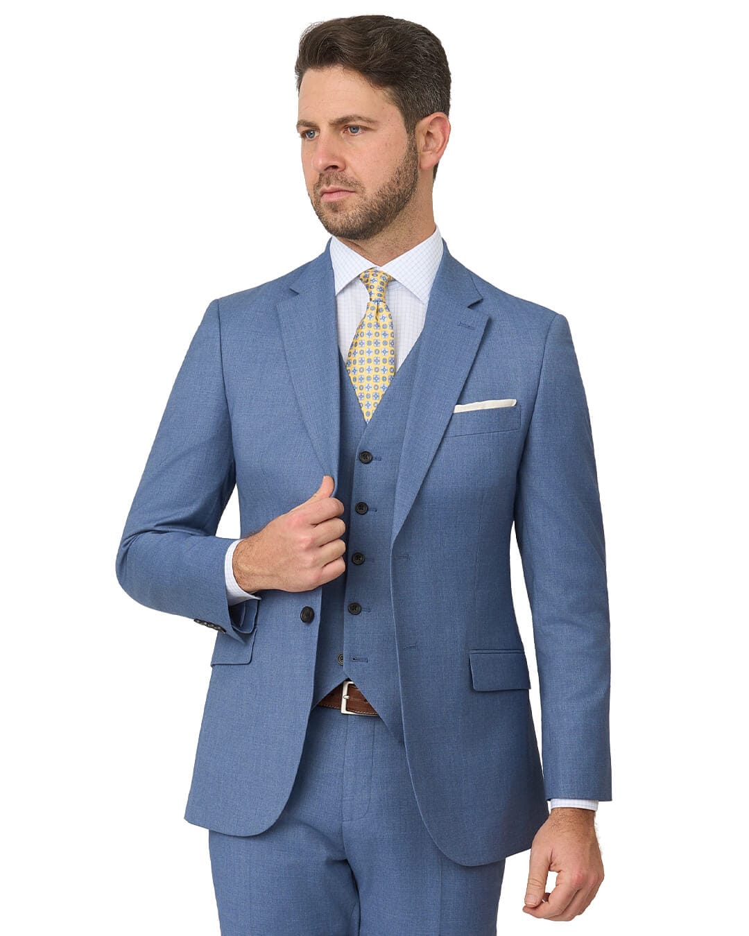 Gagliardi Suits Gagliardi Blue Suit Machine Washable Twill
