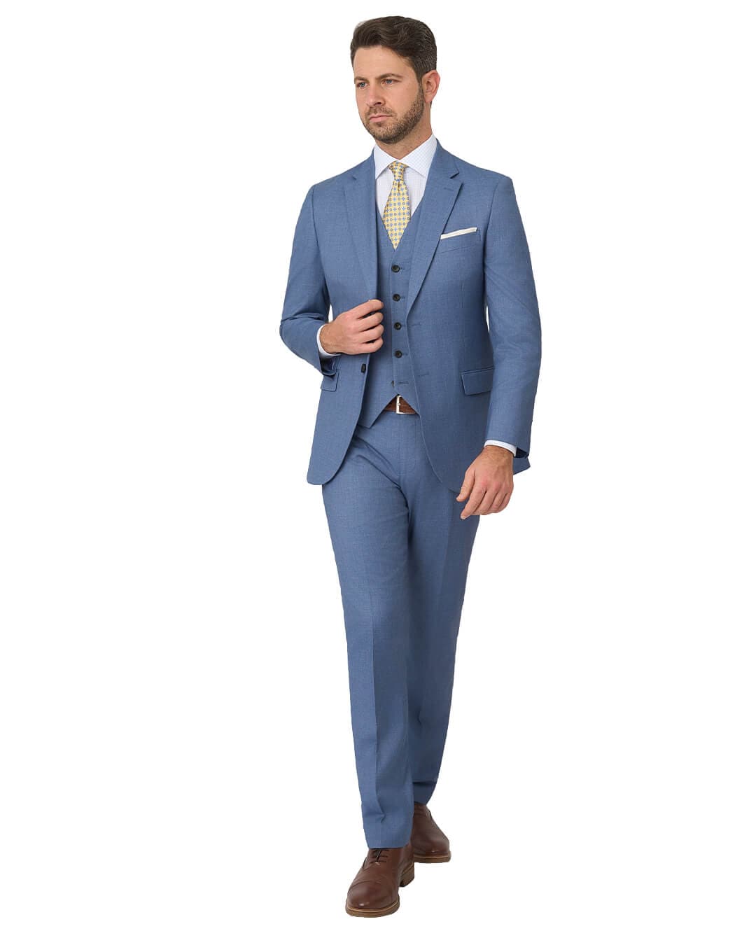 Gagliardi Suits Gagliardi Blue Suit Machine Washable Twill