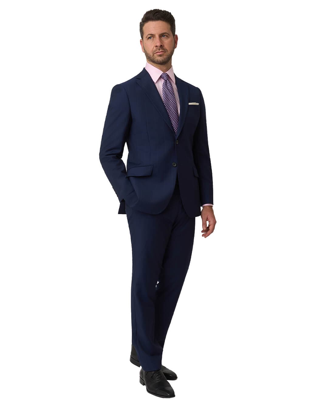 Gagliardi Suits Gagliardi Blue Suit Zegna Tropical Stripe