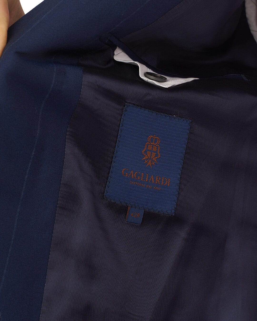 Gagliardi Suits Gagliardi Blue Suit Zegna Tropical Stripe