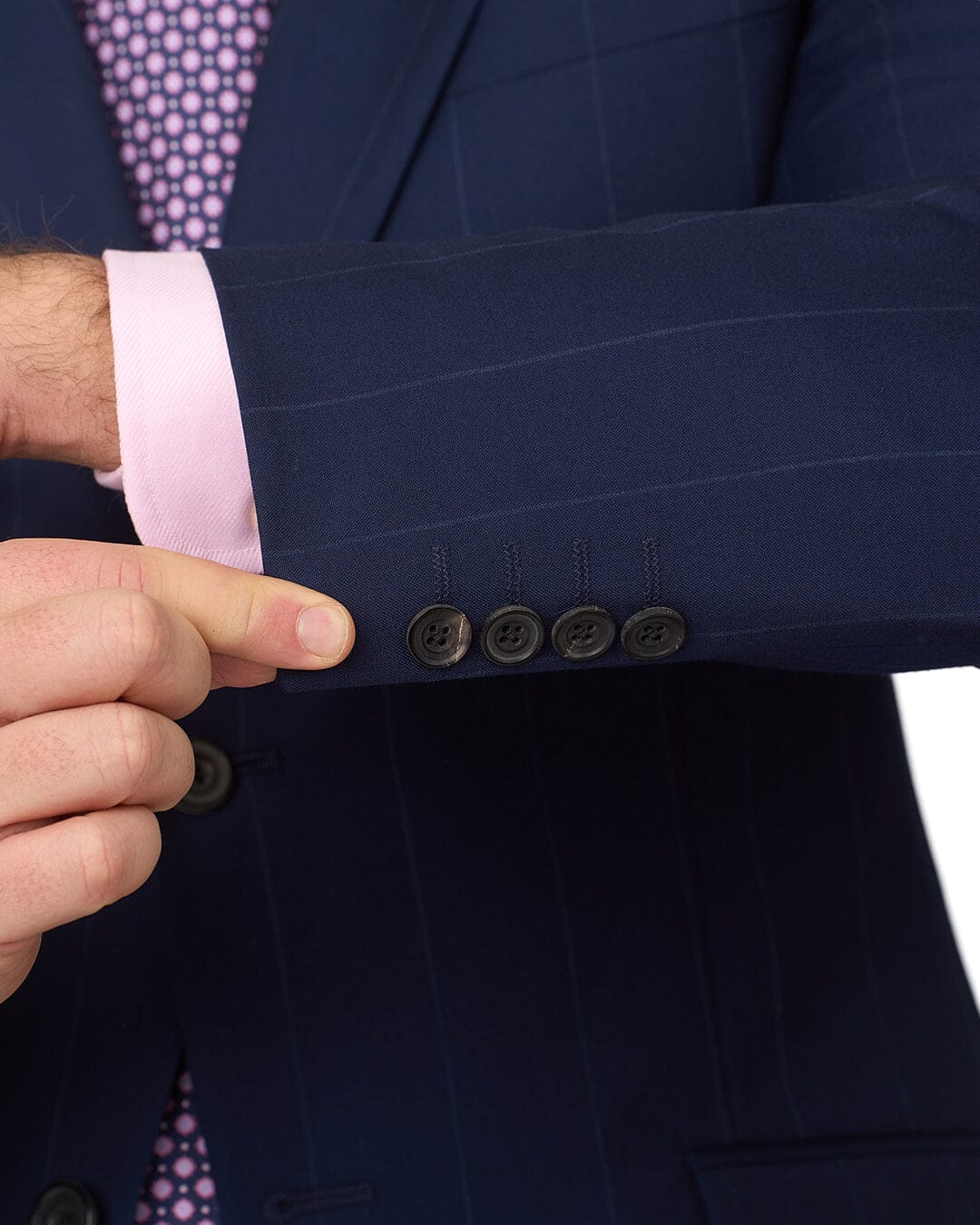 Gagliardi Suits Gagliardi Blue Suit Zegna Tropical Stripe