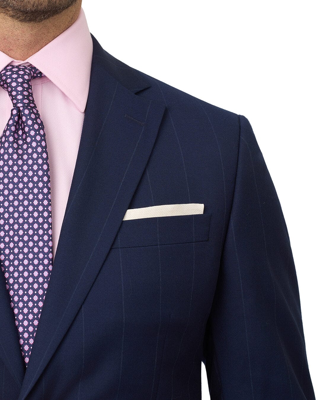 Gagliardi Suits Gagliardi Blue Suit Zegna Tropical Stripe