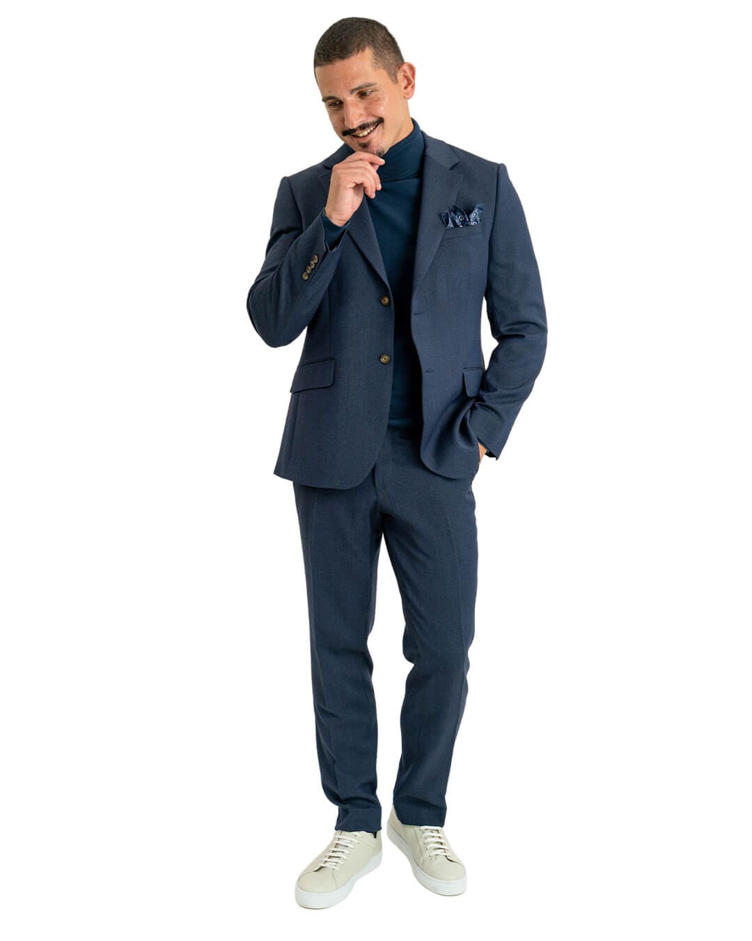 Gagliardi Suits Gagliardi Blue Whipcord Suit