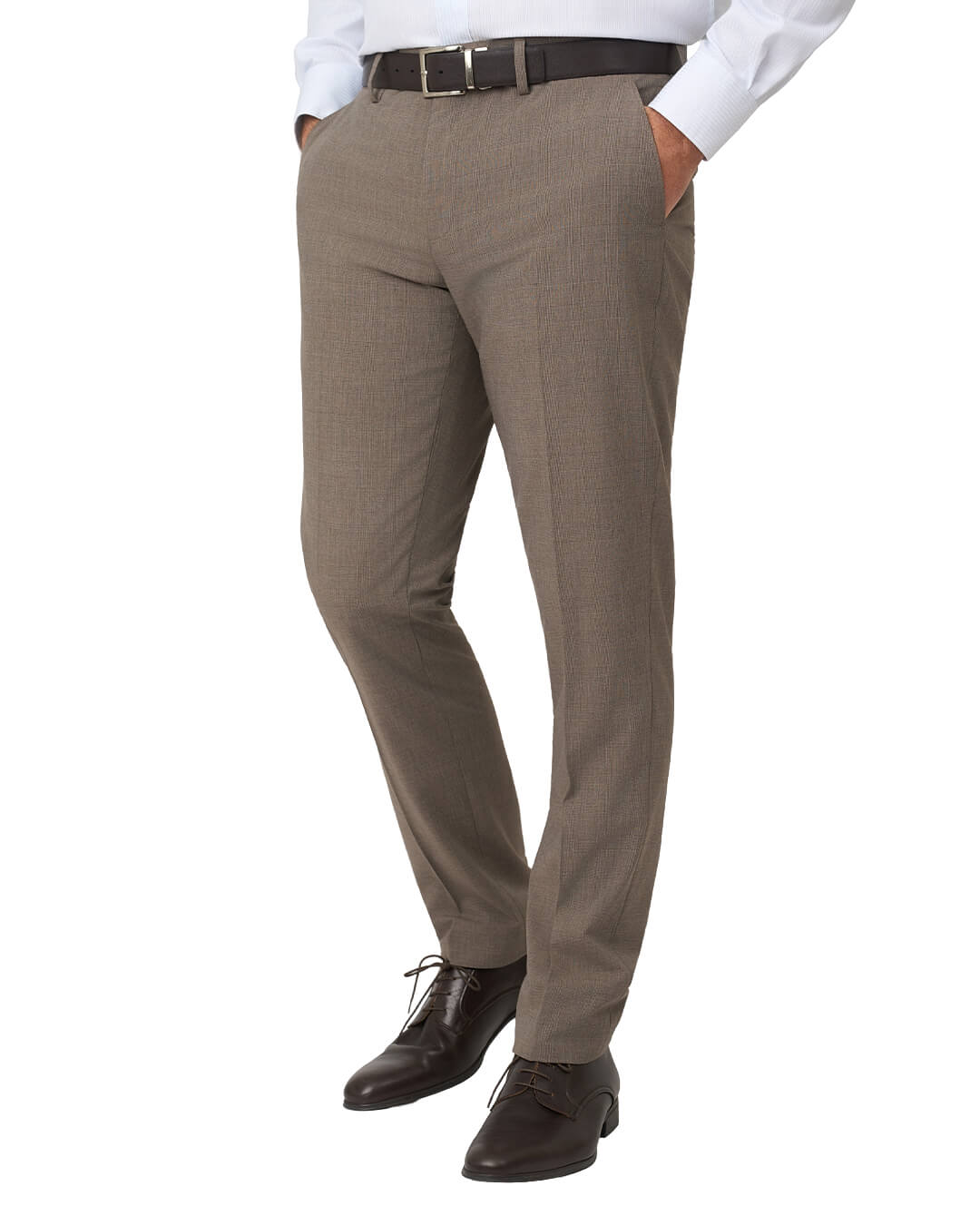 Gagliardi Suits Gagliardi Brown Suit Machine Washable Check