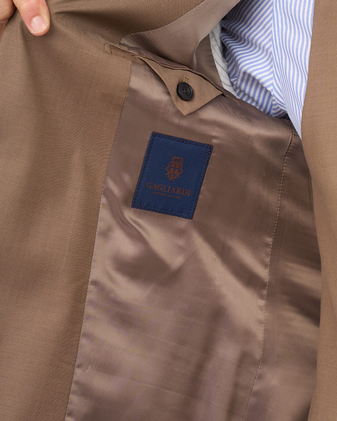 Gagliardi Suits Gagliardi Camel Gabardine Super 110s Suit