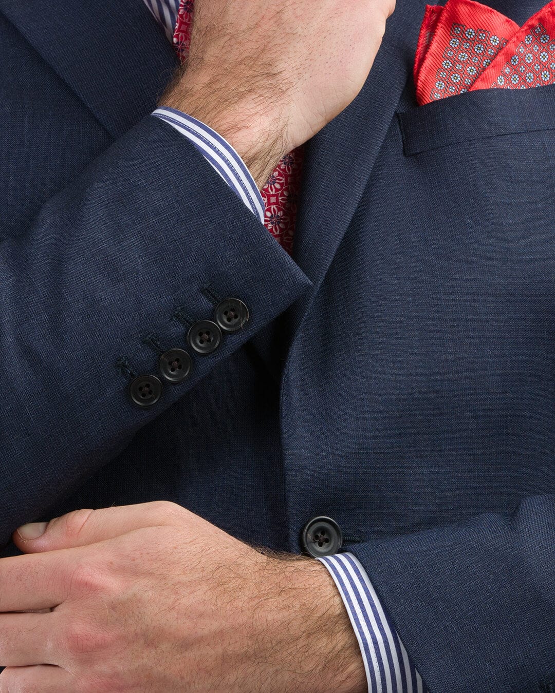 Gagliardi Suits Gagliardi Cloth Ermenegildo Zegna Navy Tonal Check Suit