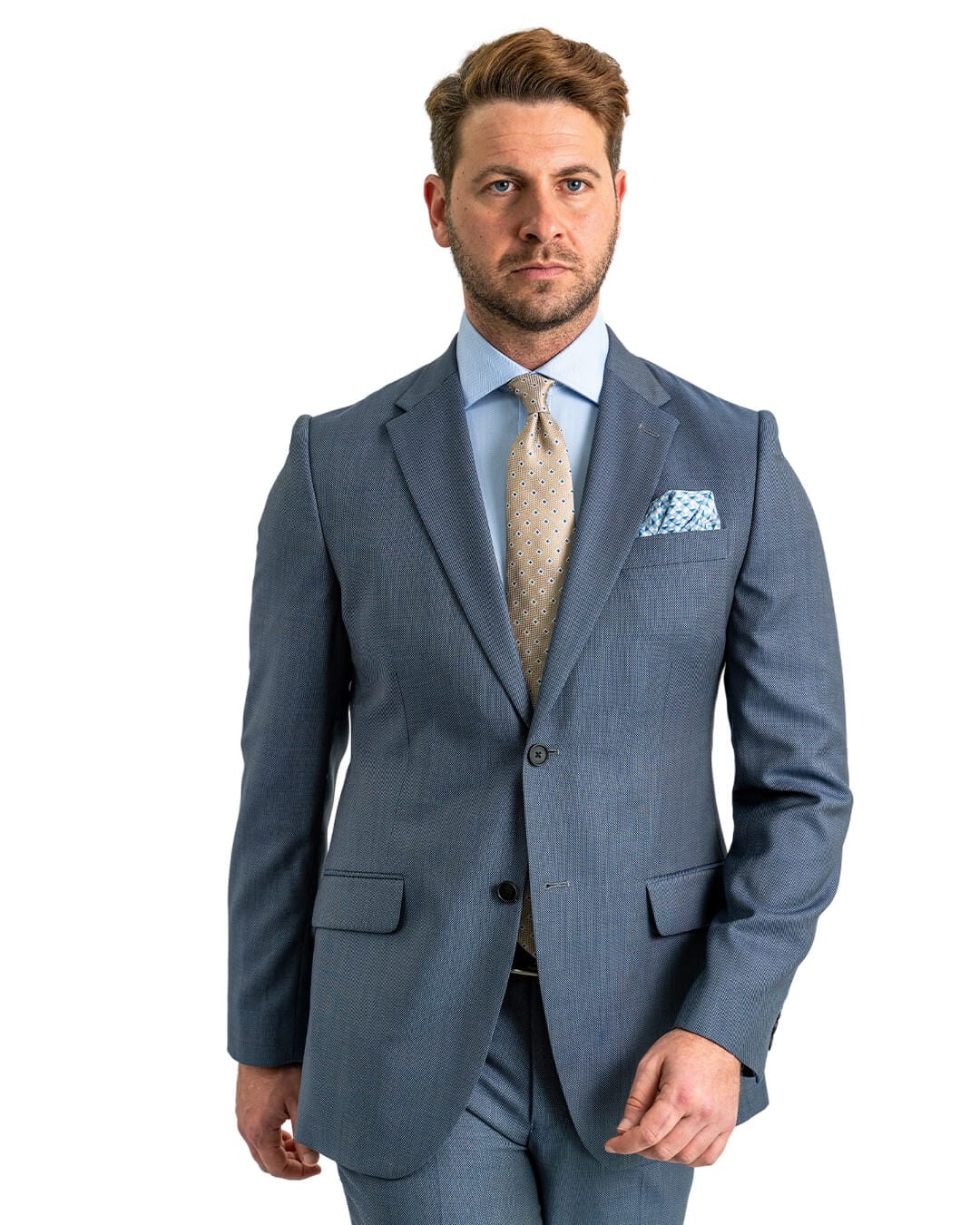 Gagliardi Suits Gagliardi Grey Birdseye Suit