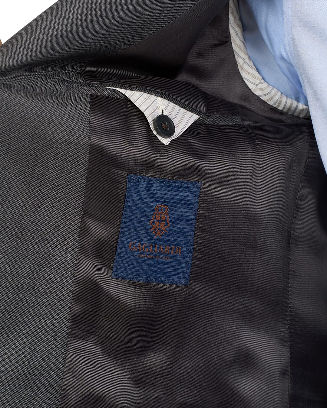 Gagliardi Suits Gagliardi Grey Cerruti Sharkskin Super 130s Suit