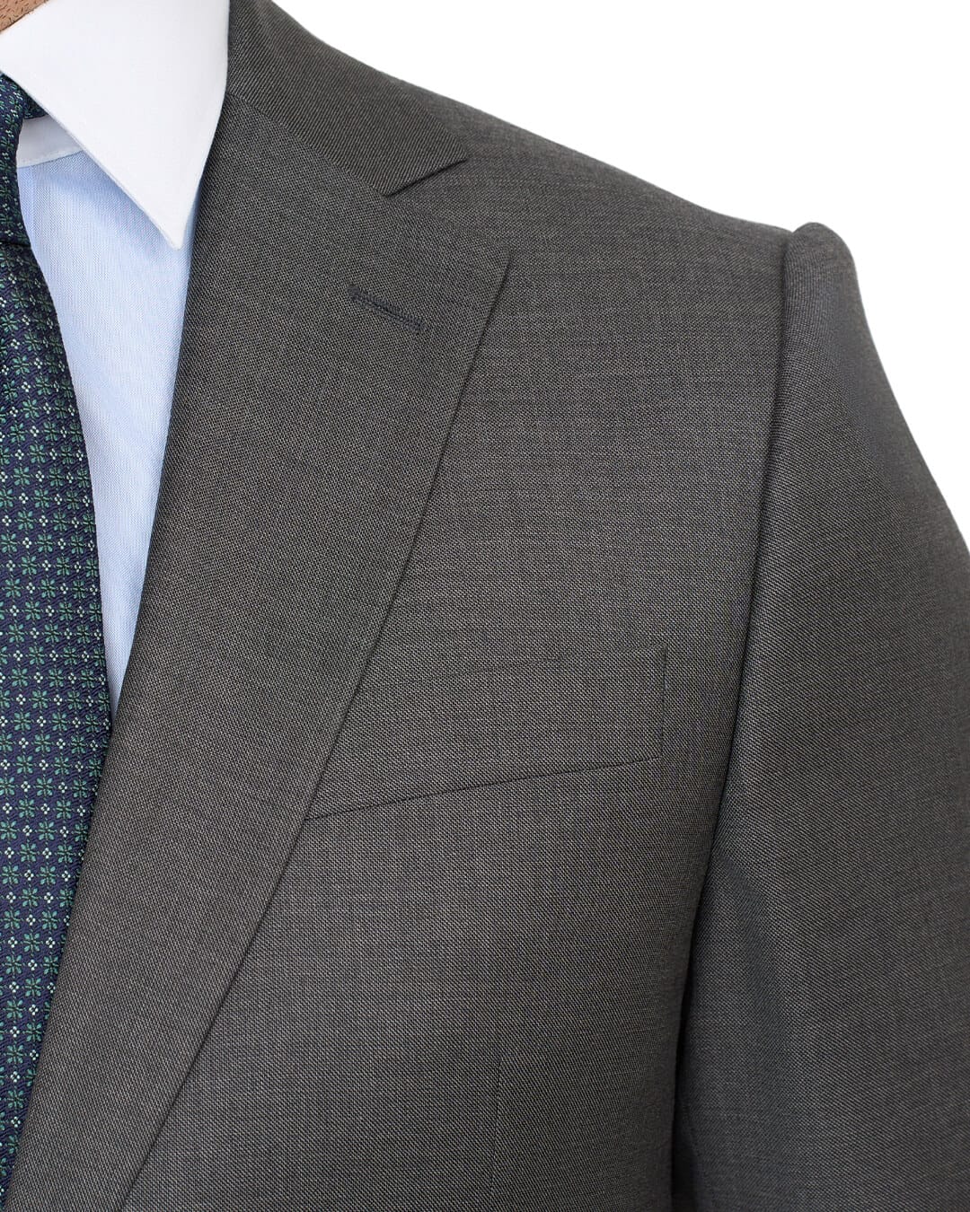 Gagliardi Suits Gagliardi Grey Cerruti Sharkskin Super 130s Suit