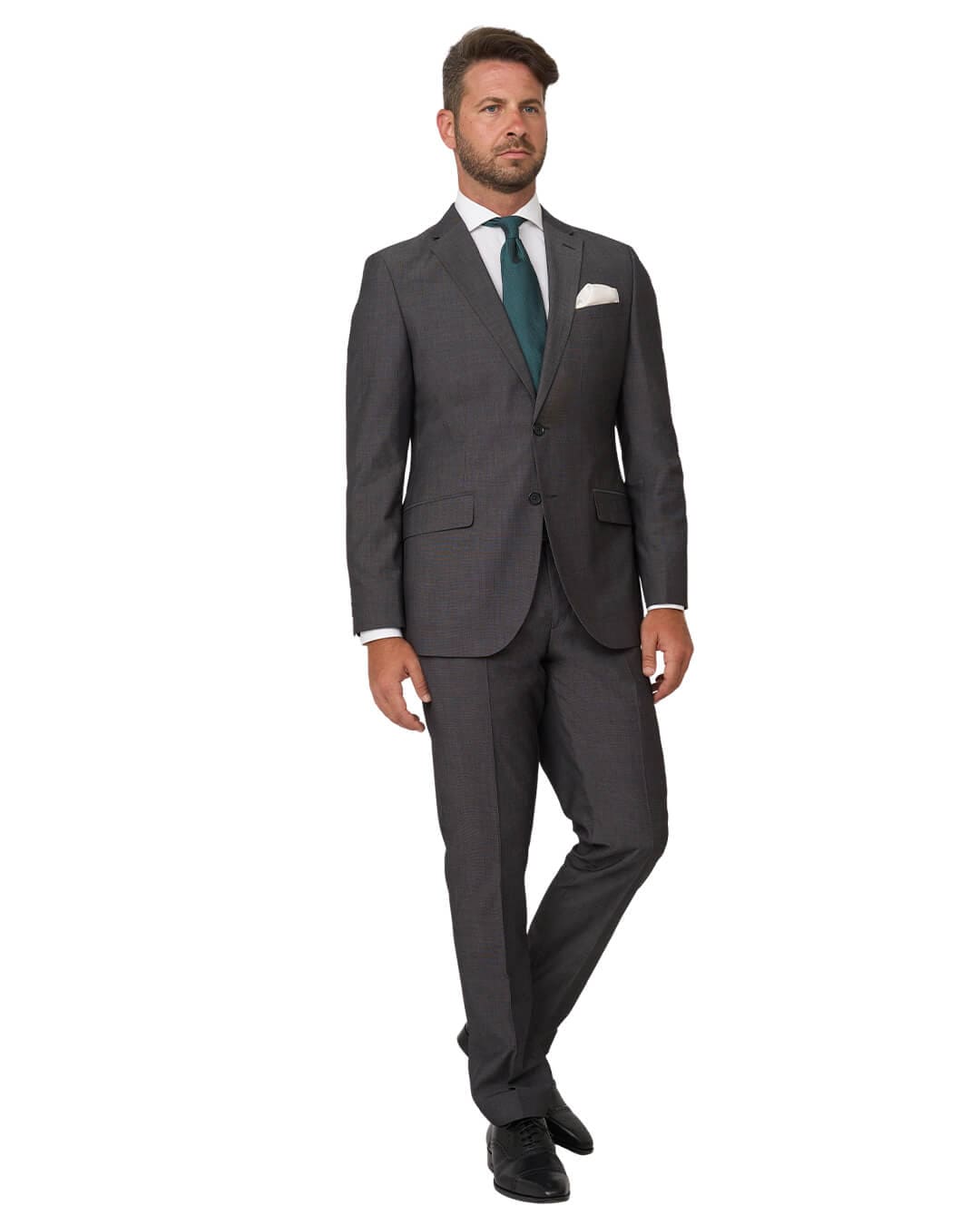 Gagliardi Suits Gagliardi Grey End on End Machine Washable Suit