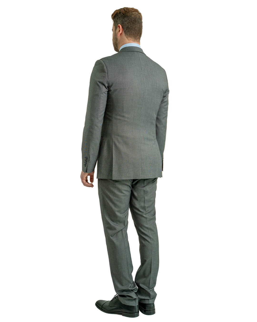 Gagliardi Suits Gagliardi Grey Machine Washable End On End Suit