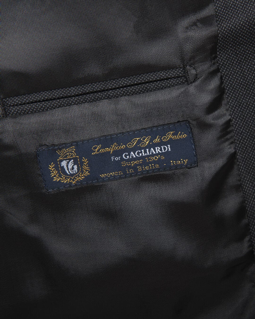 Gagliardi Suits Gagliardi Grey Suit Di Fabio Charcoal Grey Birdseye Super 130S