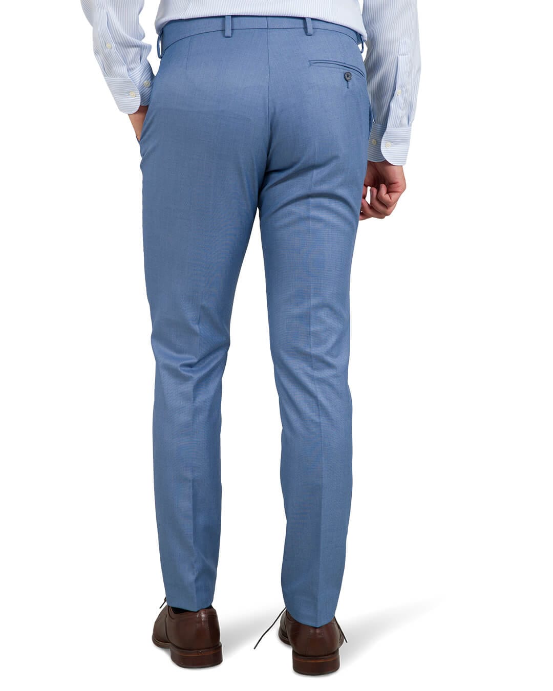 Gagliardi Suits Gagliardi Light Blue Sharkskin Machine Washable Suit