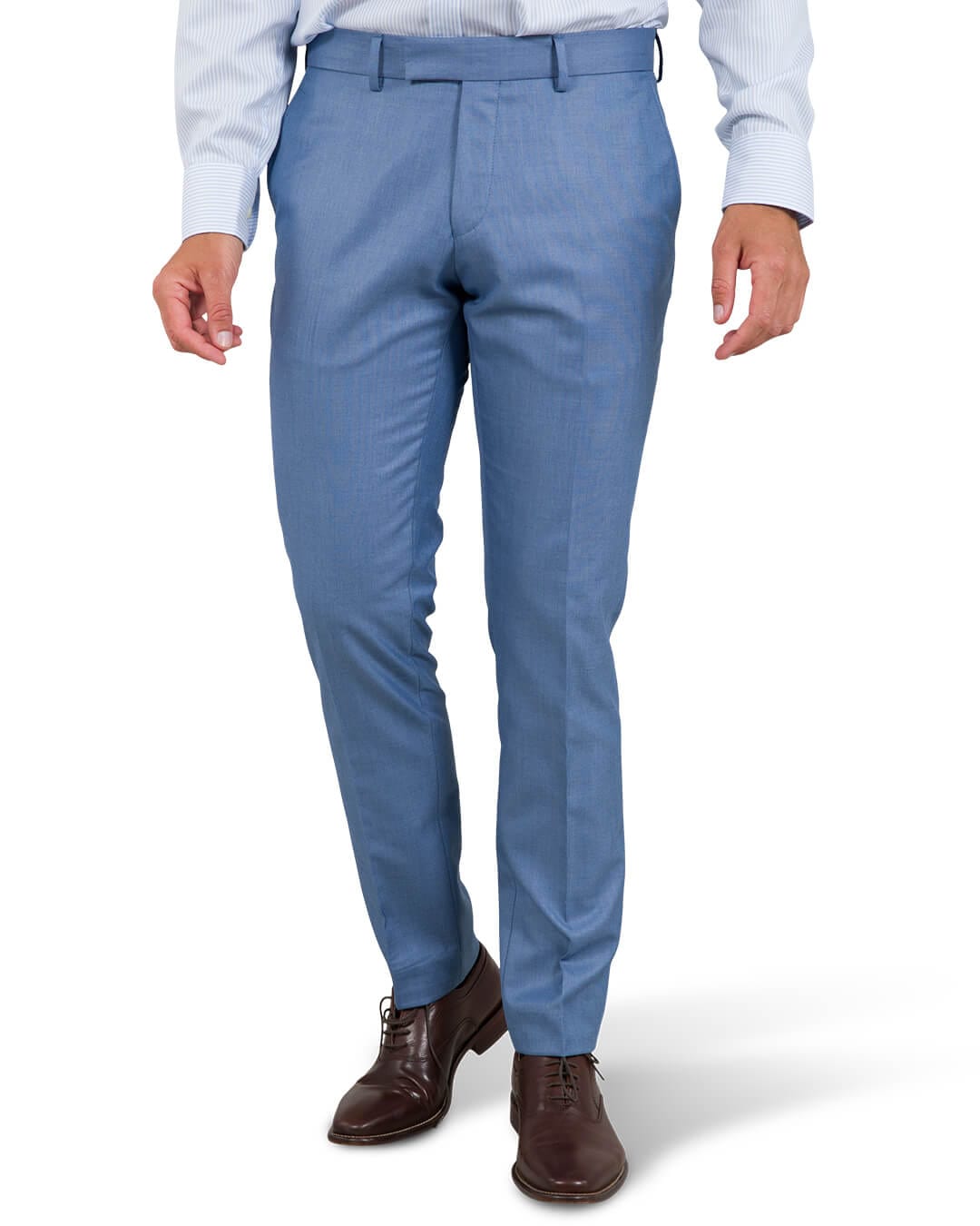 Gagliardi Suits Gagliardi Light Blue Sharkskin Machine Washable Suit