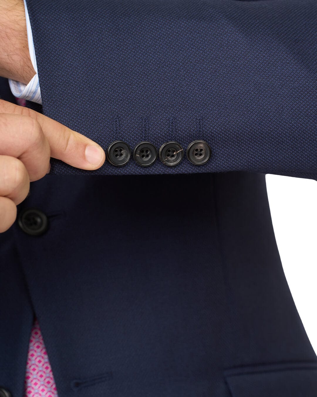 Gagliardi Suits Gagliardi Navy Birdseye Suit