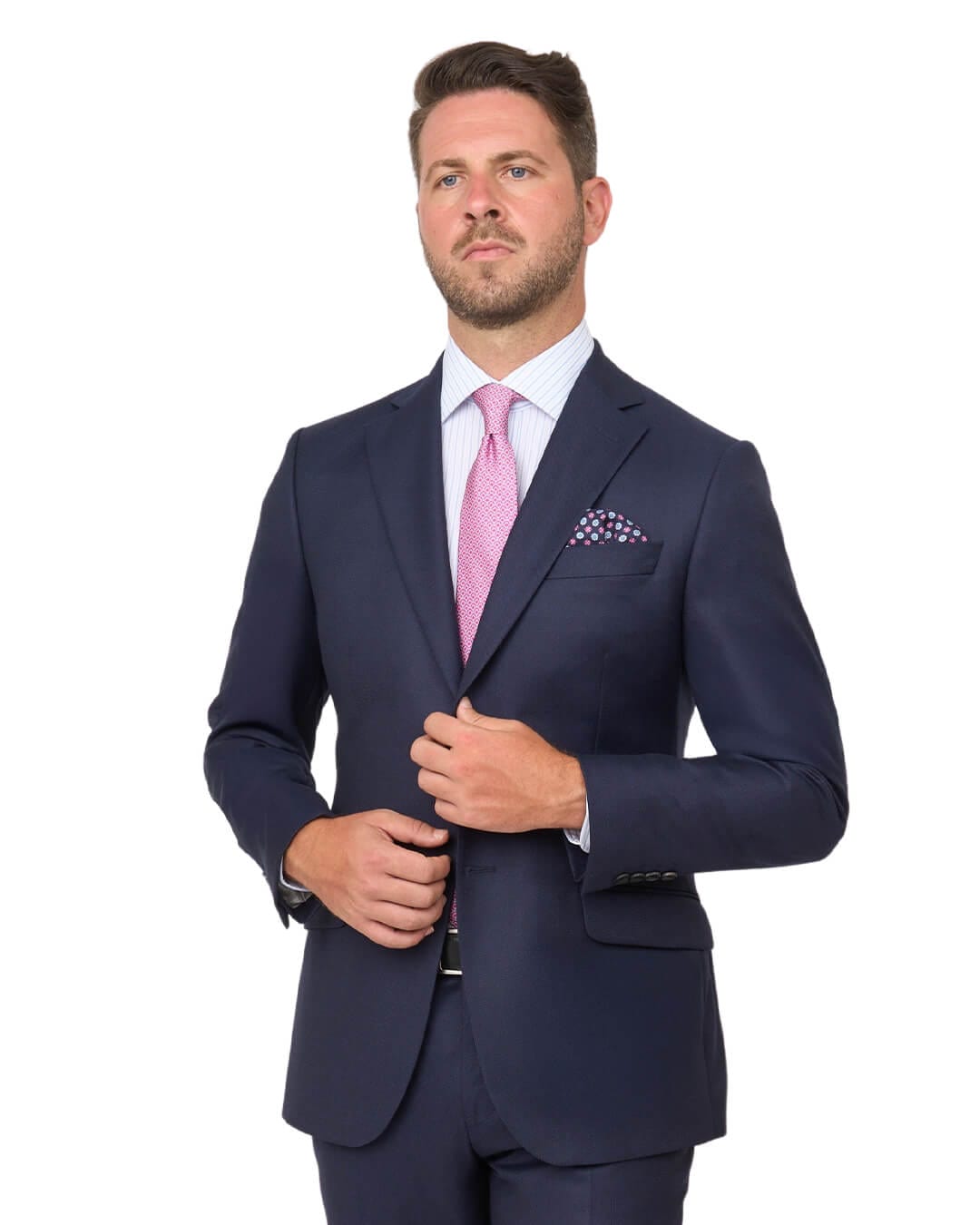Gagliardi Suits Gagliardi Navy Birdseye Suit