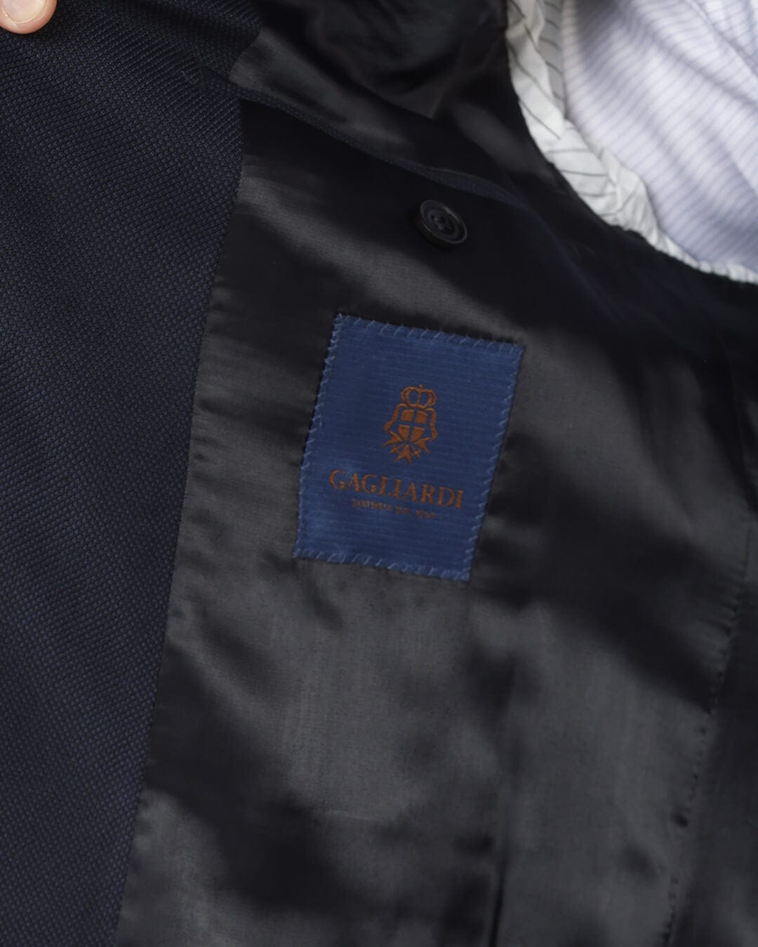 Gagliardi Suits Gagliardi Navy Holland &amp; Sherry Birdseye Suit