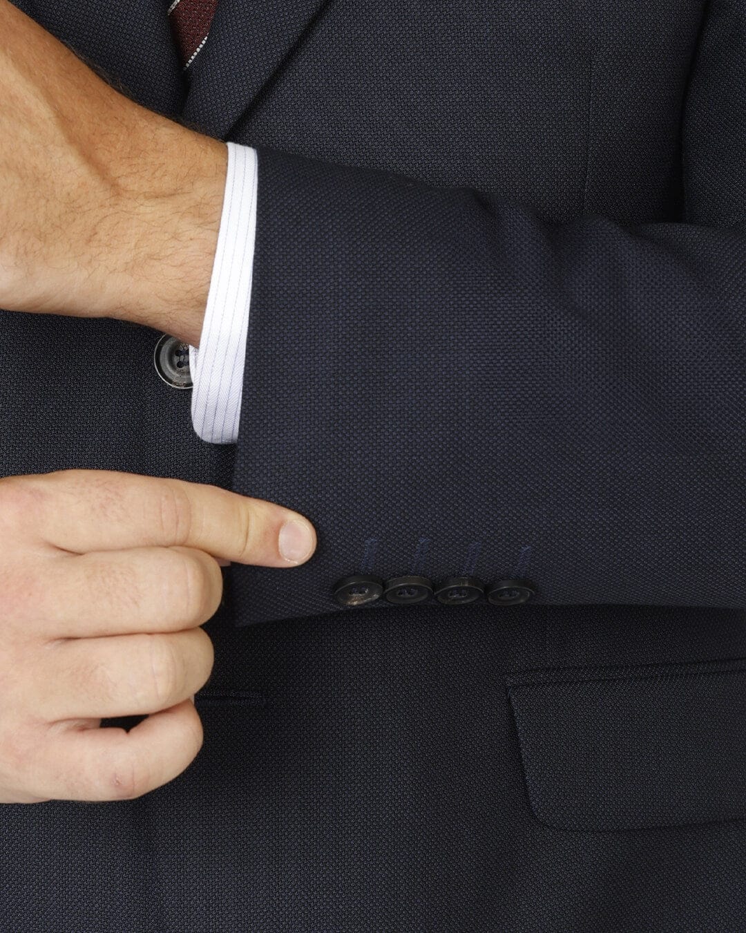 Gagliardi Suits Gagliardi Navy Holland &amp; Sherry Birdseye Suit