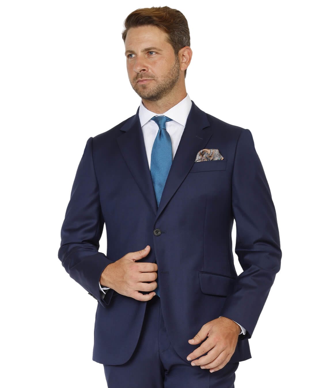 Gagliardi Suits Gagliardi Navy Natural Stretch Twill Suit