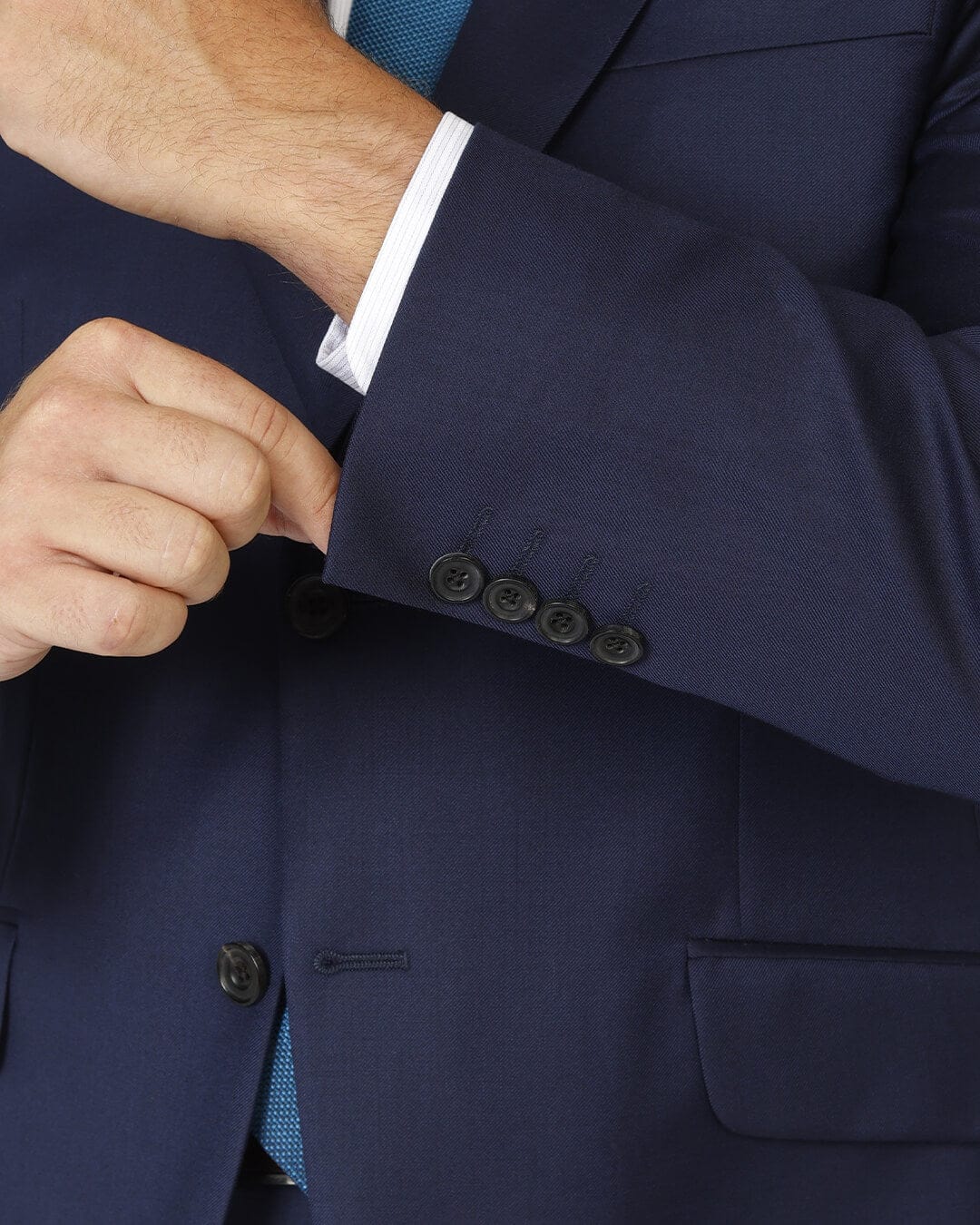 Gagliardi Suits Gagliardi Navy Natural Stretch Twill Suit