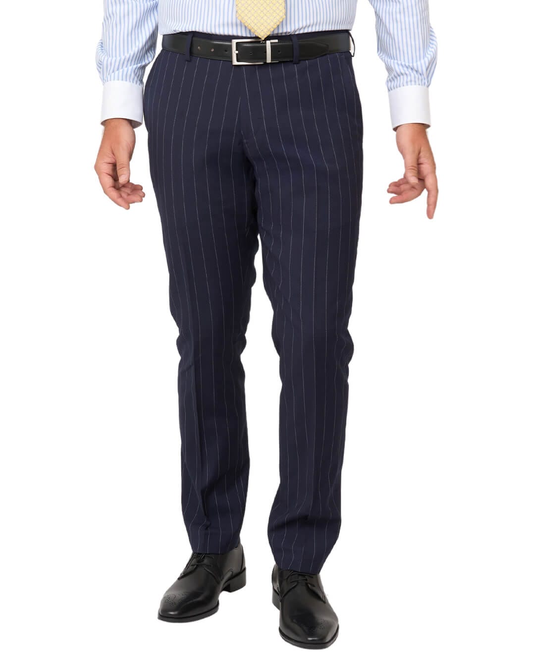 Gagliardi Suits Gagliardi Navy Striped Machine Washable Suit