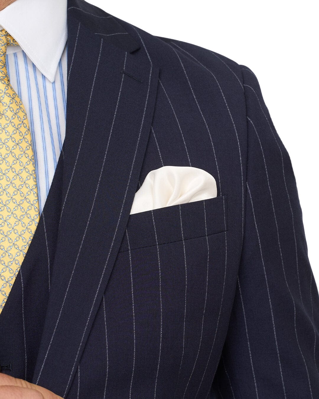 Gagliardi Suits Gagliardi Navy Striped Machine Washable Suit