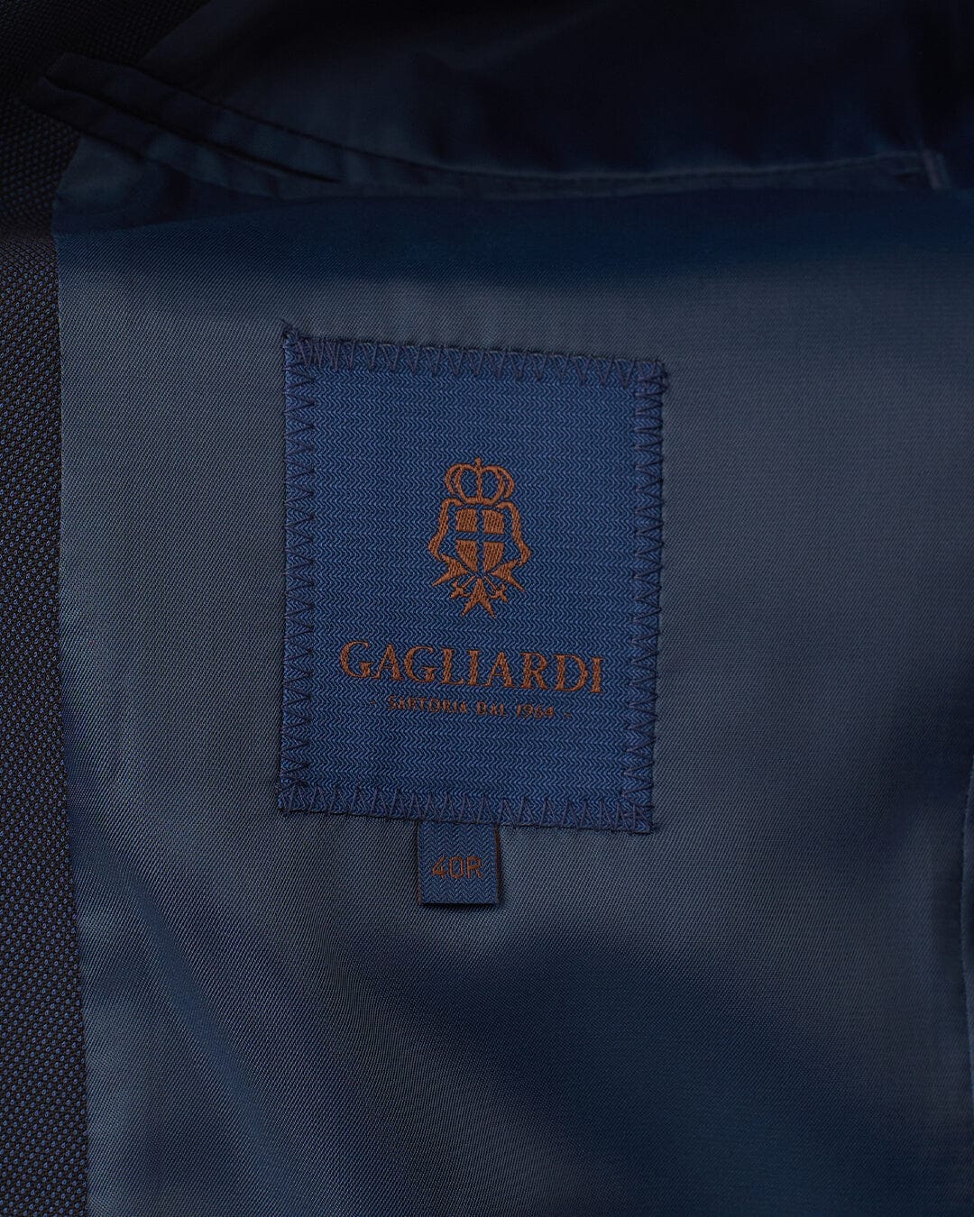 Gagliardi Suits Gagliardi Navy Suit Machine Washable Pindot