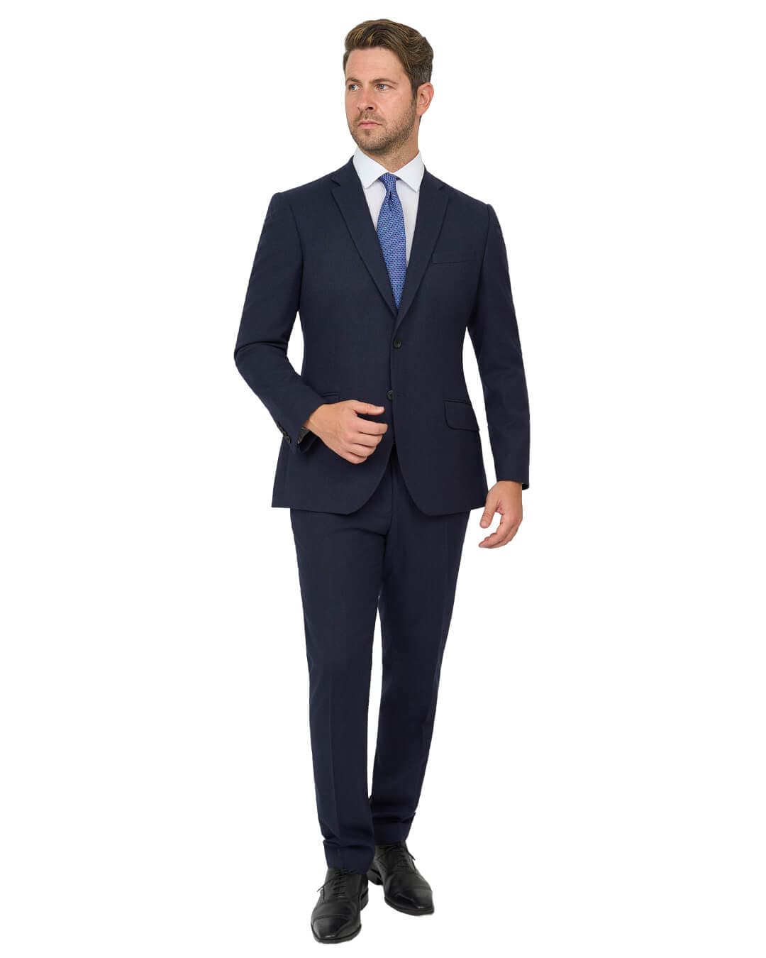 Gagliardi Suits Gagliardi Navy Suit Mid Navy Microweave