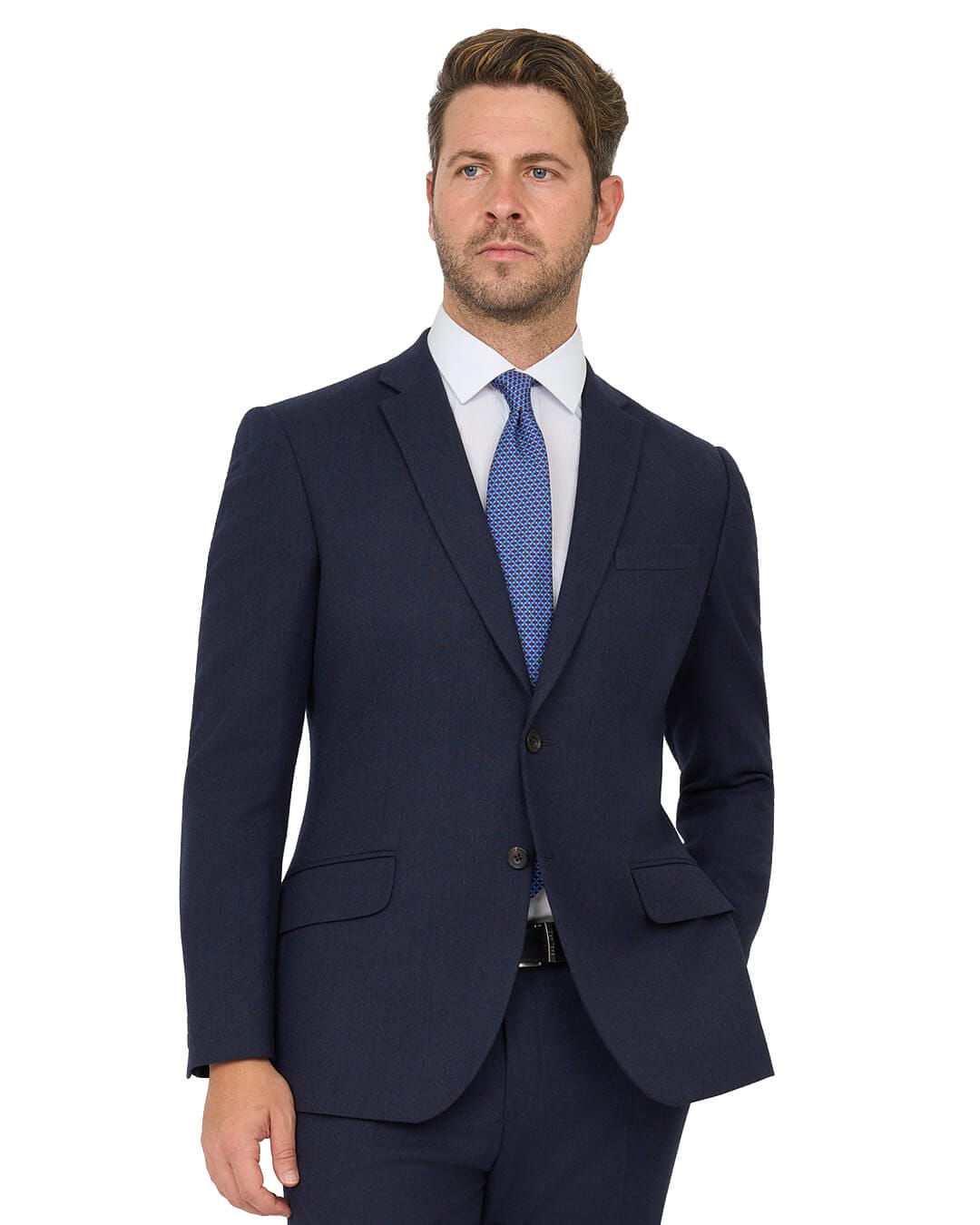 Gagliardi Suits Gagliardi Navy Suit Mid Navy Microweave