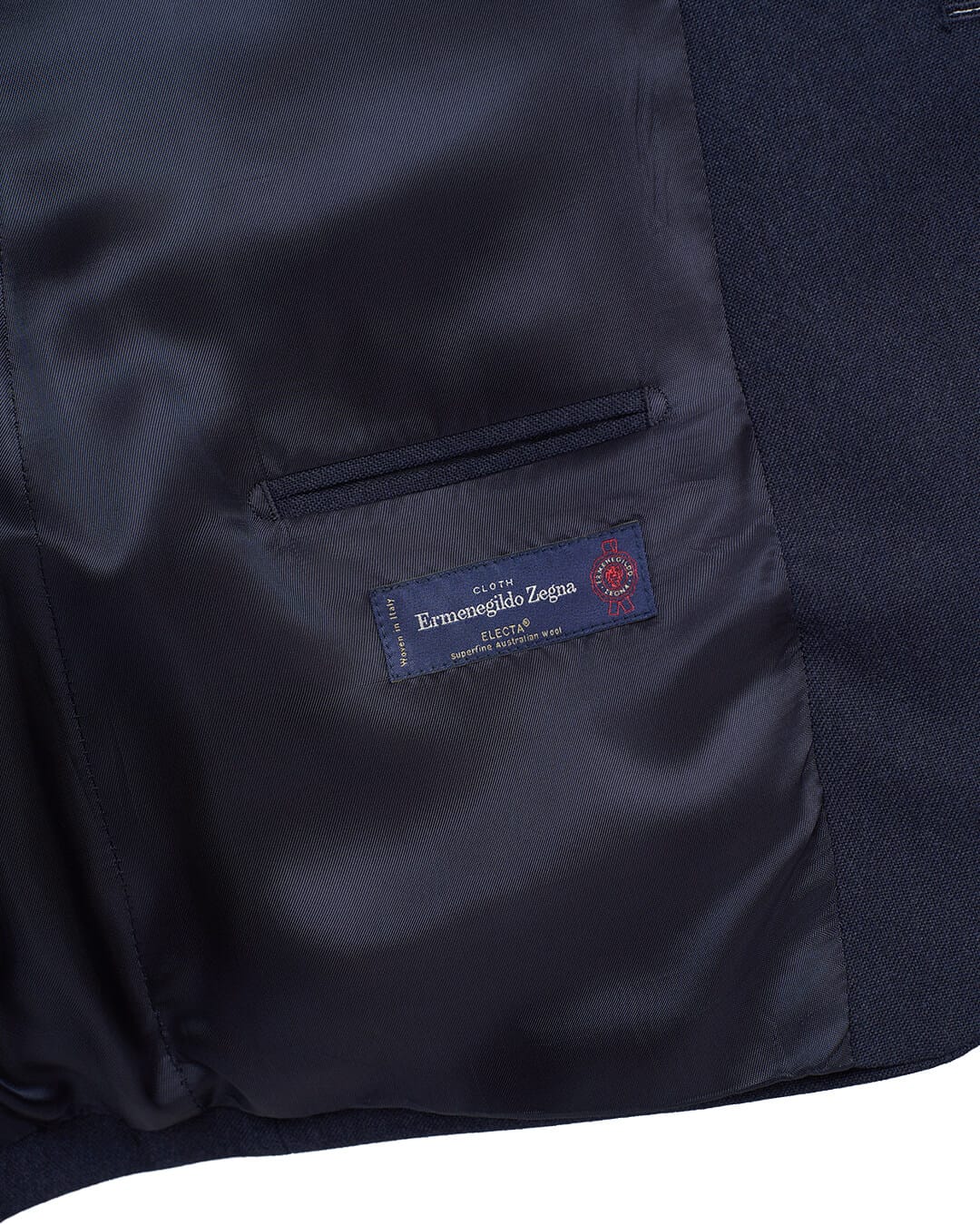 Gagliardi Suits Gagliardi Navy Suit Mid Navy Microweave