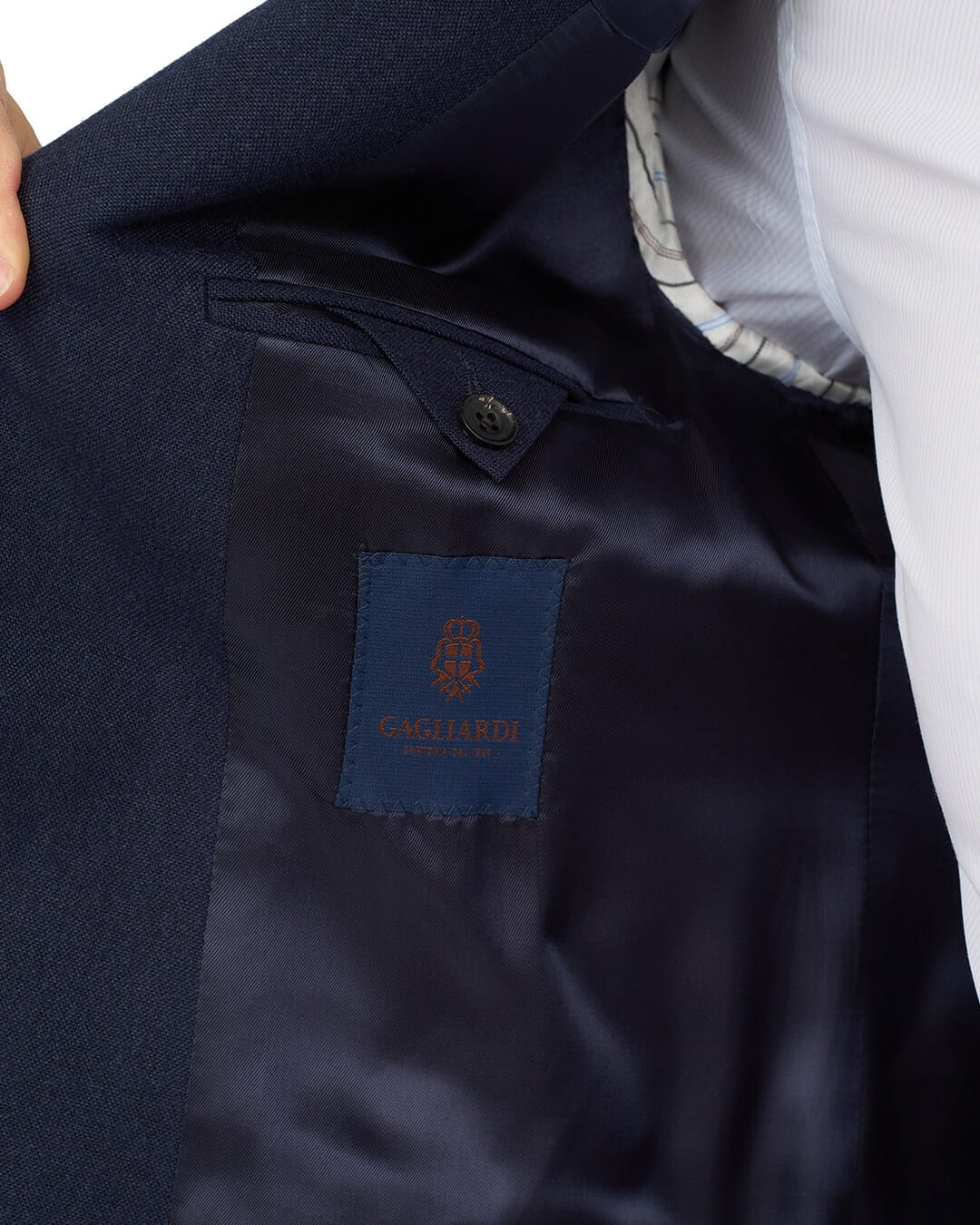 Gagliardi Suits Gagliardi Navy Suit Mid Navy Microweave