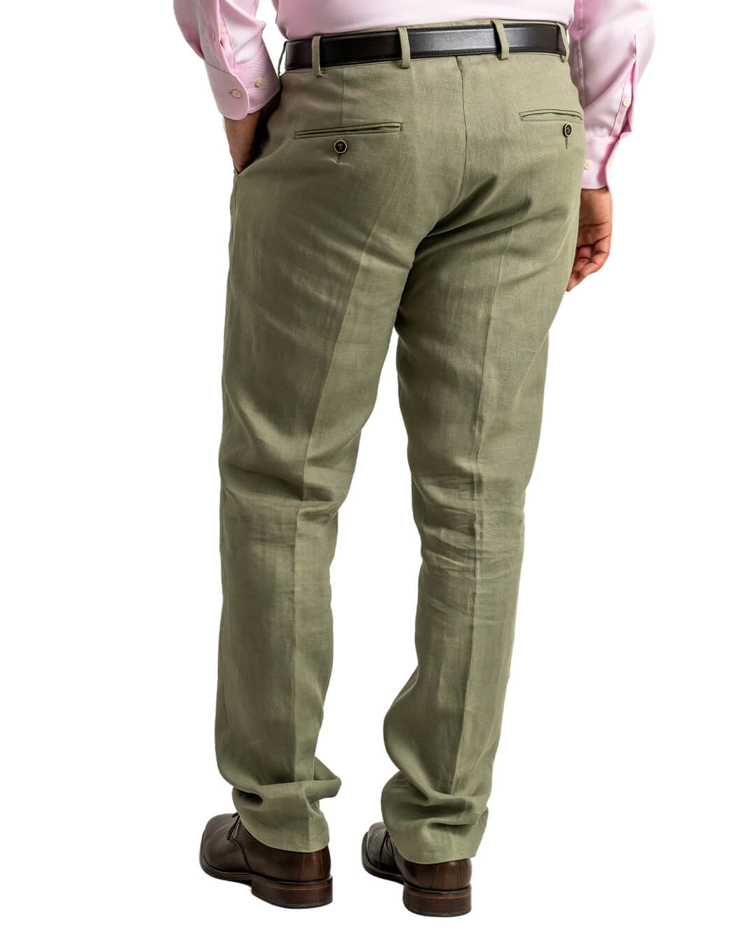 Gagliardi Suits Gagliardi Olive Duca Visconti di Modrone Italian Linen Suit