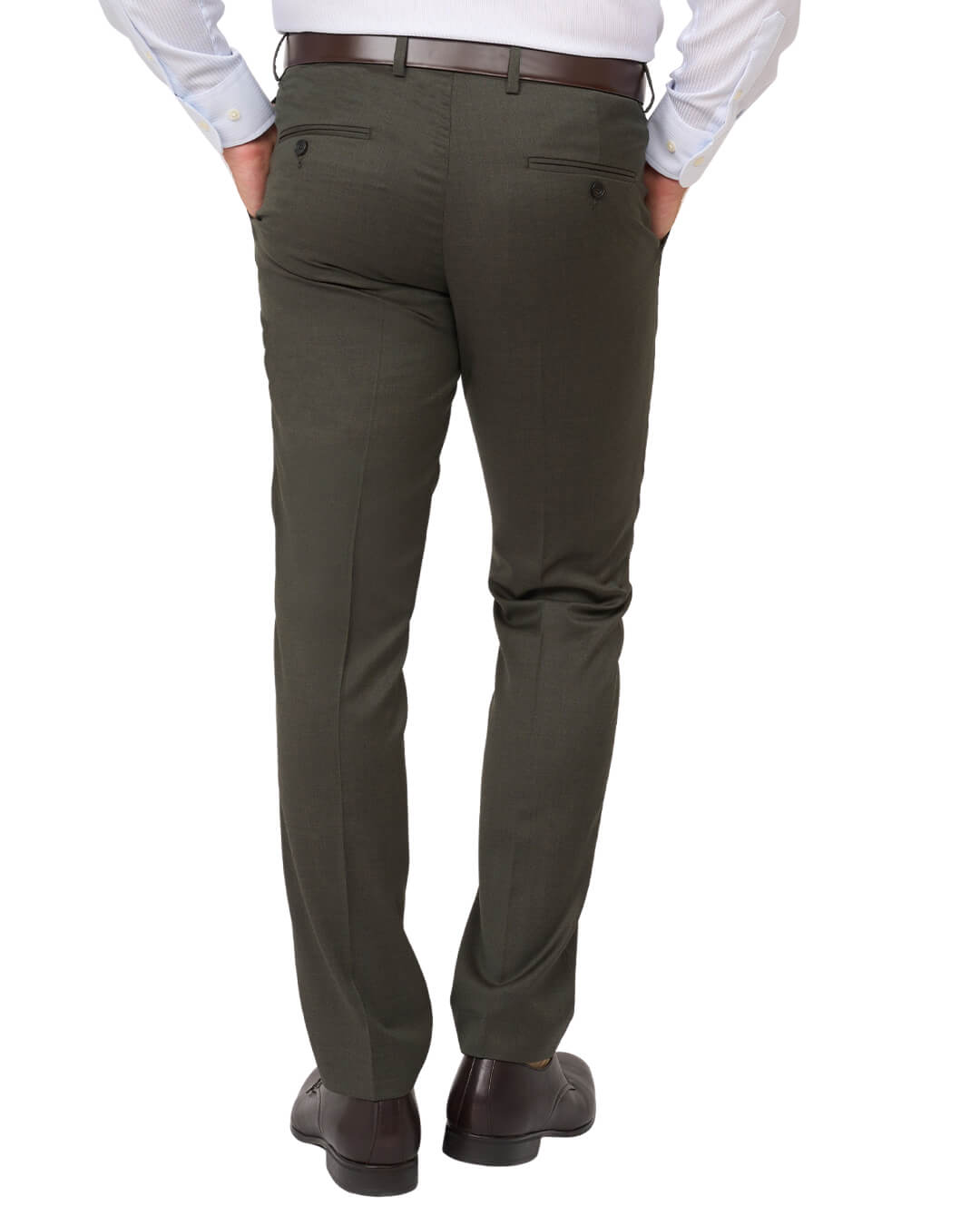 Gagliardi Suits Gagliardi Olive Gabardine Super 110s Suit