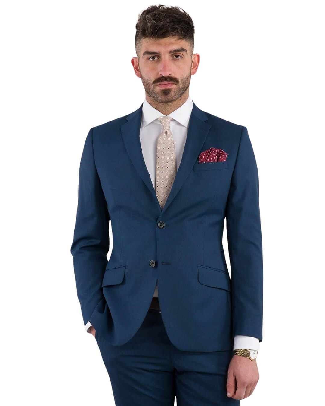 Gagliardi Suits Gagliardi Petrol Blue Tropical Lanificio Ing. Loro Piana Suit