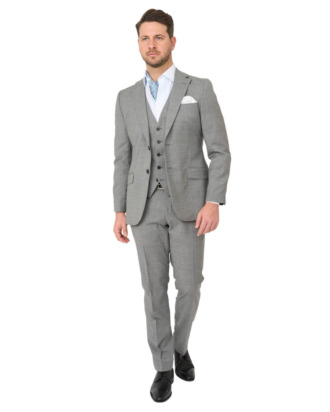 Gagliardi Suits Gagliardi Silver Lanificio F. Lli Cerruti Tropical Suit