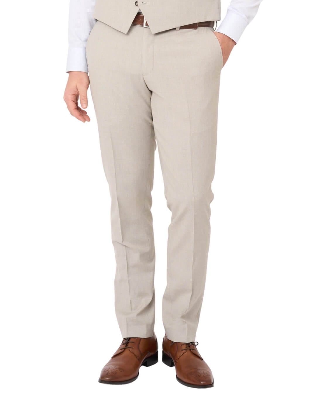 Gagliardi Suits Gagliardi Stone Sharkskin Machine Washable Suit