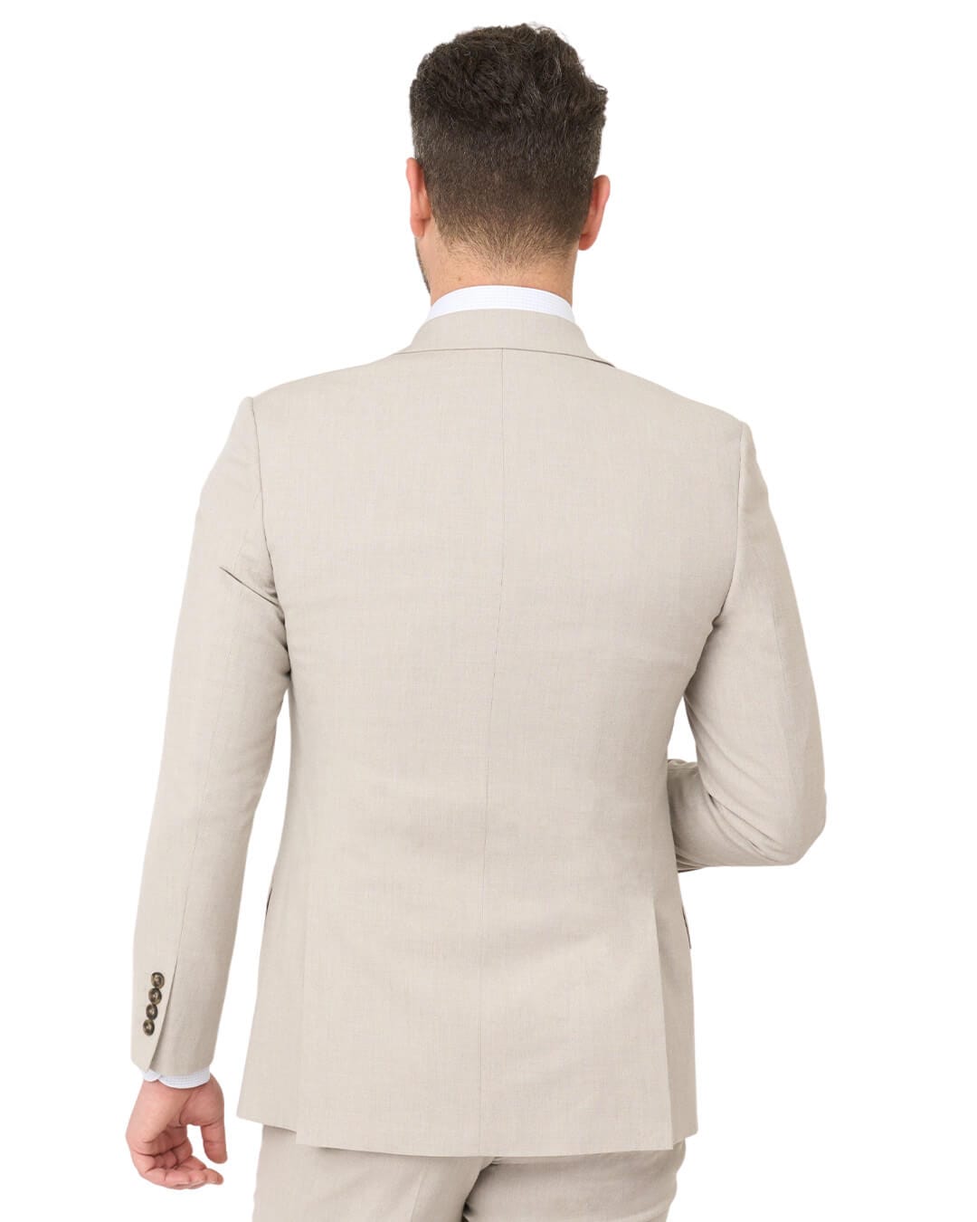 Gagliardi Suits Gagliardi Stone Sharkskin Machine Washable Suit