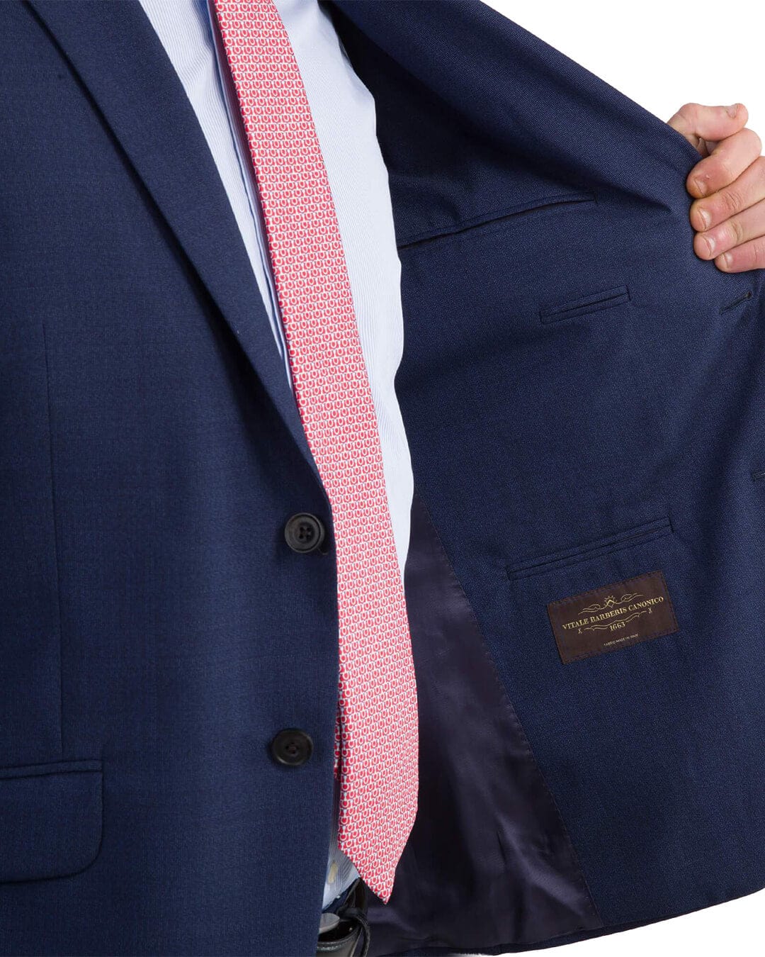 Gagliardi Suits Gagliardi Vitale Barberis Canonico Blue Hairline Striped Suit