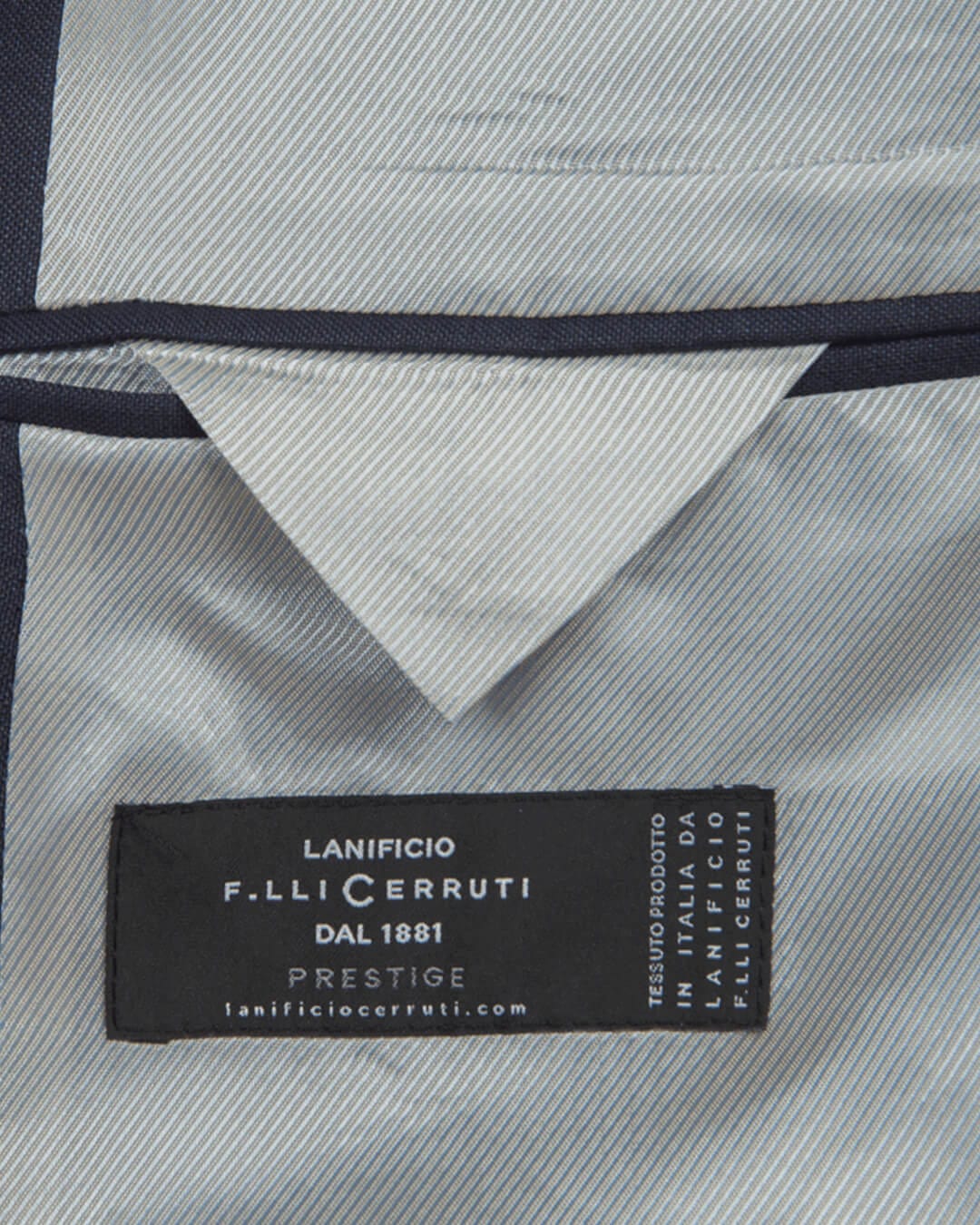 Gagliardi Suits Lanificio F.lli Cerruti Navy Basketweave Two-Piece Suit