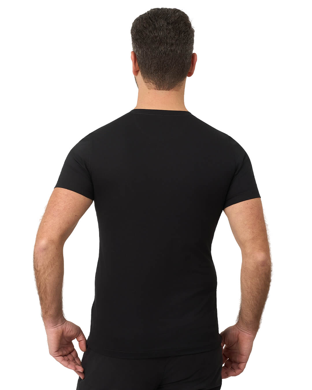 Gagliardi T-Shirts Gagliardi Black T Shirt Luxury Interlock