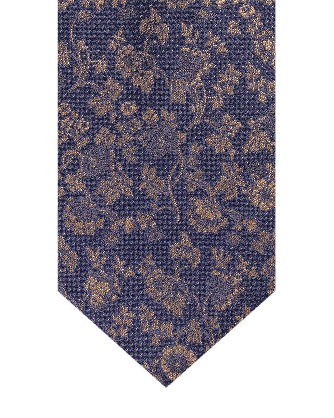 Gagliardi Ties ONE Gagliardi Beige Floral Italian Silk Tie